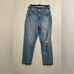 Express Straight Ankle High-Rise Jean For Womens